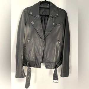 The absolute best black leather motorcycle jacket - perfect condition, size S